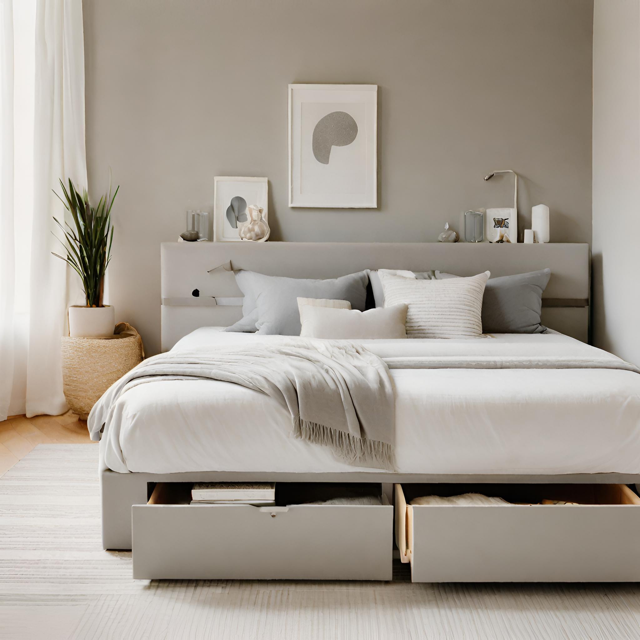 5 praktische Tipps, um in einem kleinen Schlafzimmer ausreichend Stauraum zu schaffen